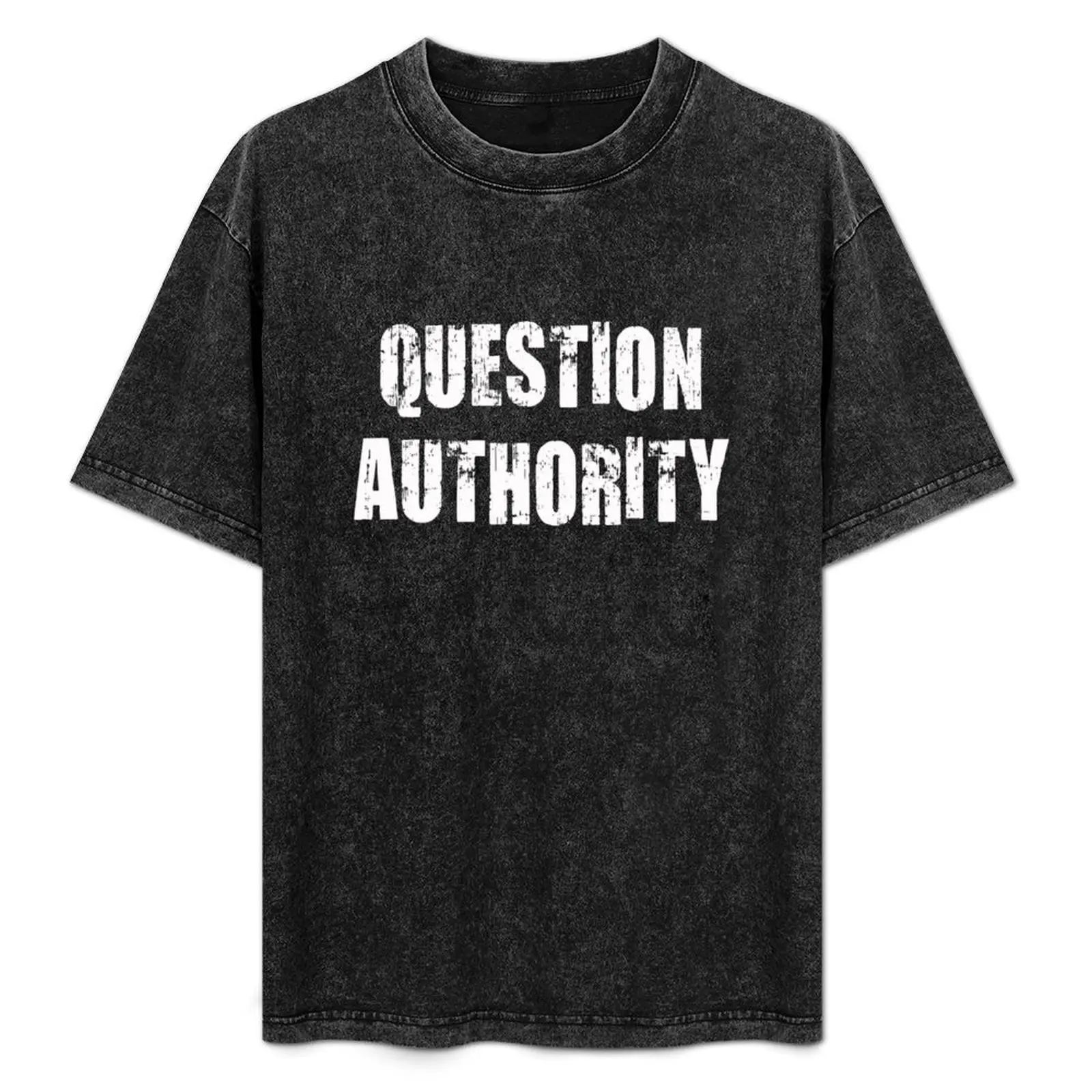 QUESTION AUTHORITY T-Shirt Plus Size Lightweight Top