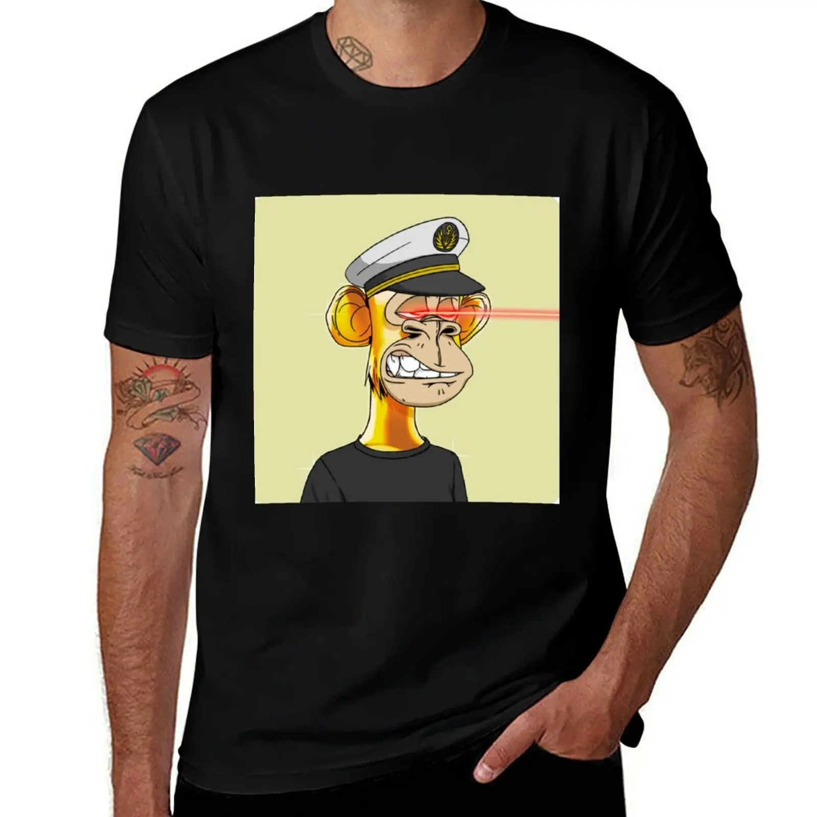 Bored Ape NFT [HI-RES] T-Shirt Comfortable Workout Short Sleeve Shirt T-Shirt