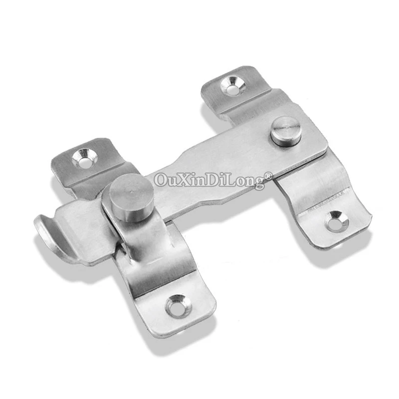 

Brand New 10PCS Stainless Steel Thicken Door Bolts Room Gate Door Security Anti-theft Door Latches Locks + Screws
