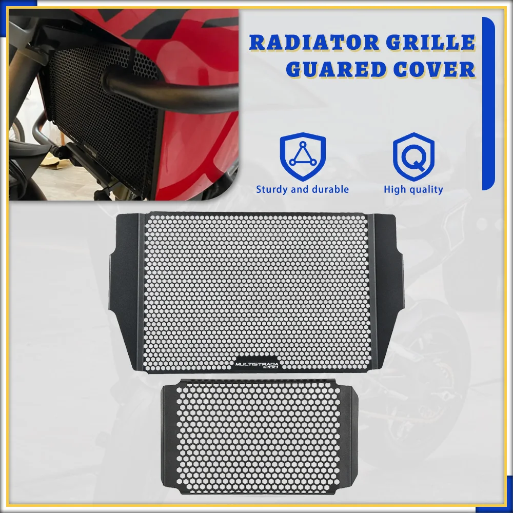 

For Ducati Multistrada 1200 S Touring Pikes Peak Granturismo 1200 Motorcycle Accessories Radiator Guard Grille Cover Protection