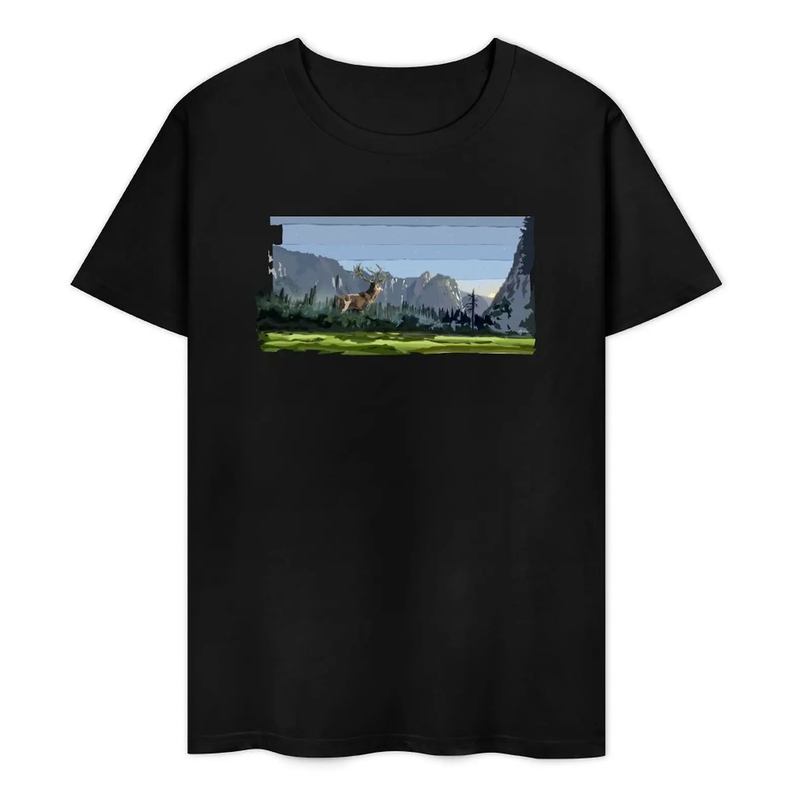 

The Giant Yosemite Deer at Dawn T-Shirt rapper graphic tees graphic shirts t shirts for men