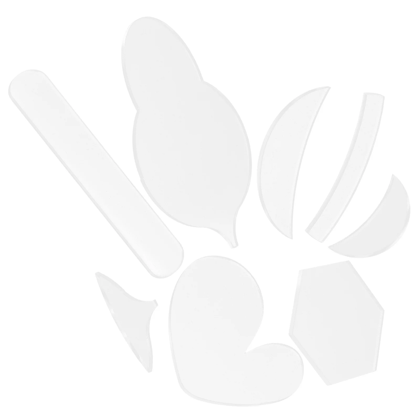 

1 set 1 Set Acrylic Quilting Clear Shaped Rulers For Diy Patchwork Sewing Crafts Bees Pattern Clothing Making Quilting Rulers