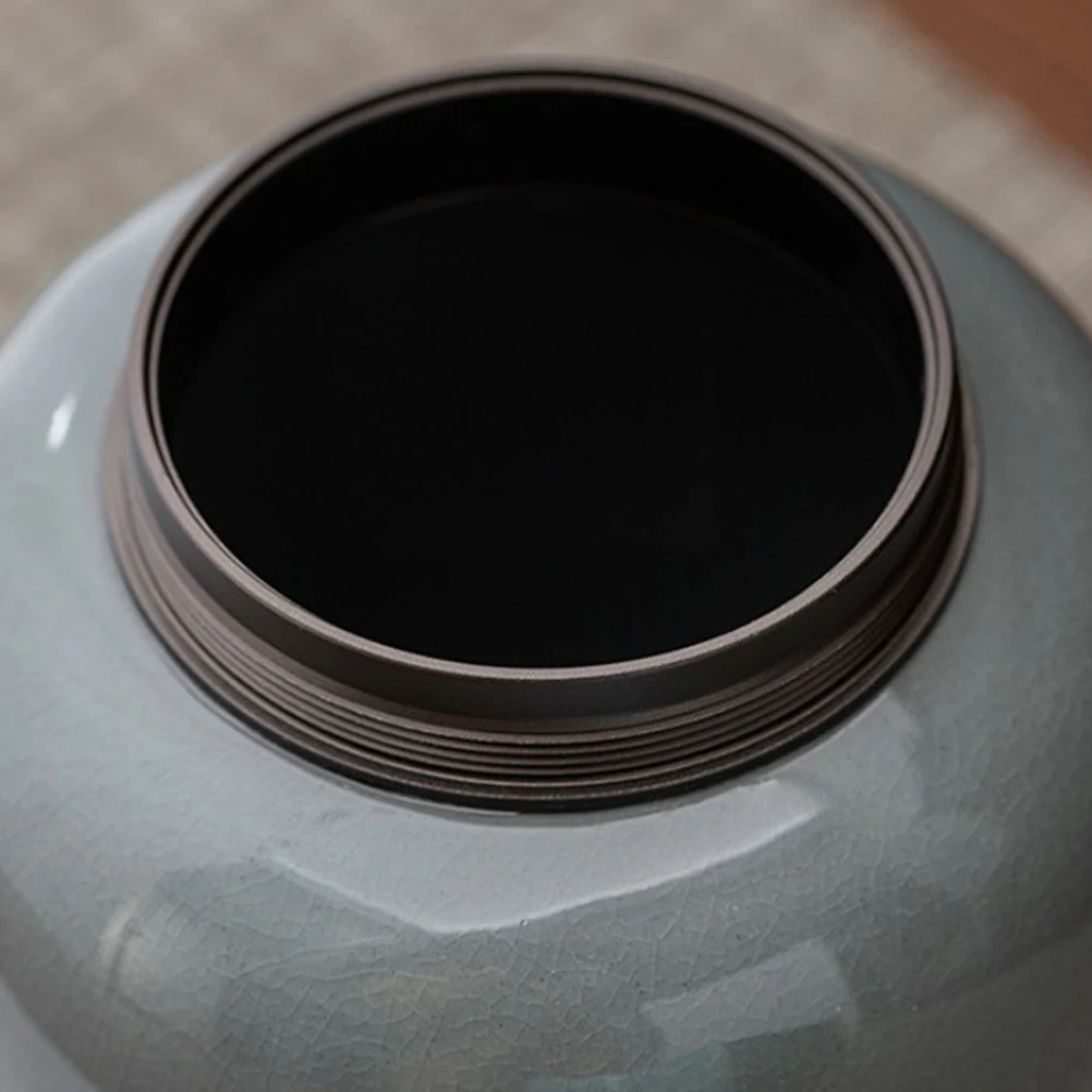 

Tea Jar Lid Household Cover Aluminum Wear Resistant Long Use Dust Protection Fit Containers Perfect Match Storage