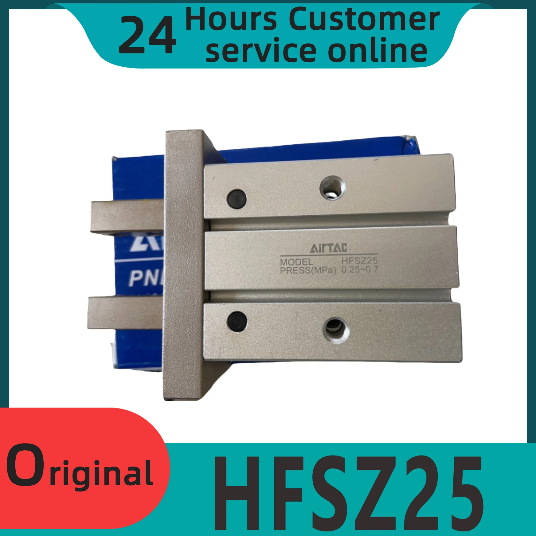 

Brand new original pneumatic finger parallel cylinder HFSZ25 HFSZ32 HFSZ40