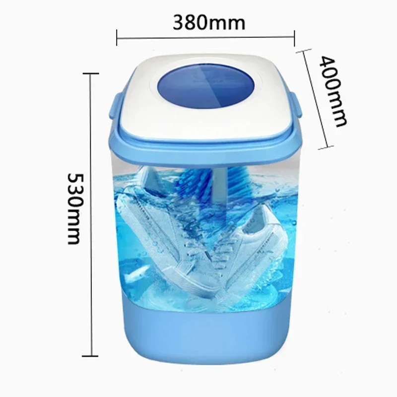 Shoe Washing Machine Household Portable Removable Shoe Washing Machine Socks Washing Machine Integrated Blue Light Antibacterial