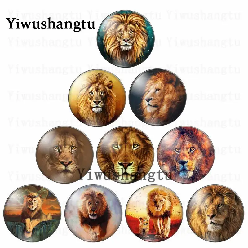 King of the Lion Forest  victory leader 12mm/20mm/25mm/30mm Round photo glass cabochon demo flat back Making findings