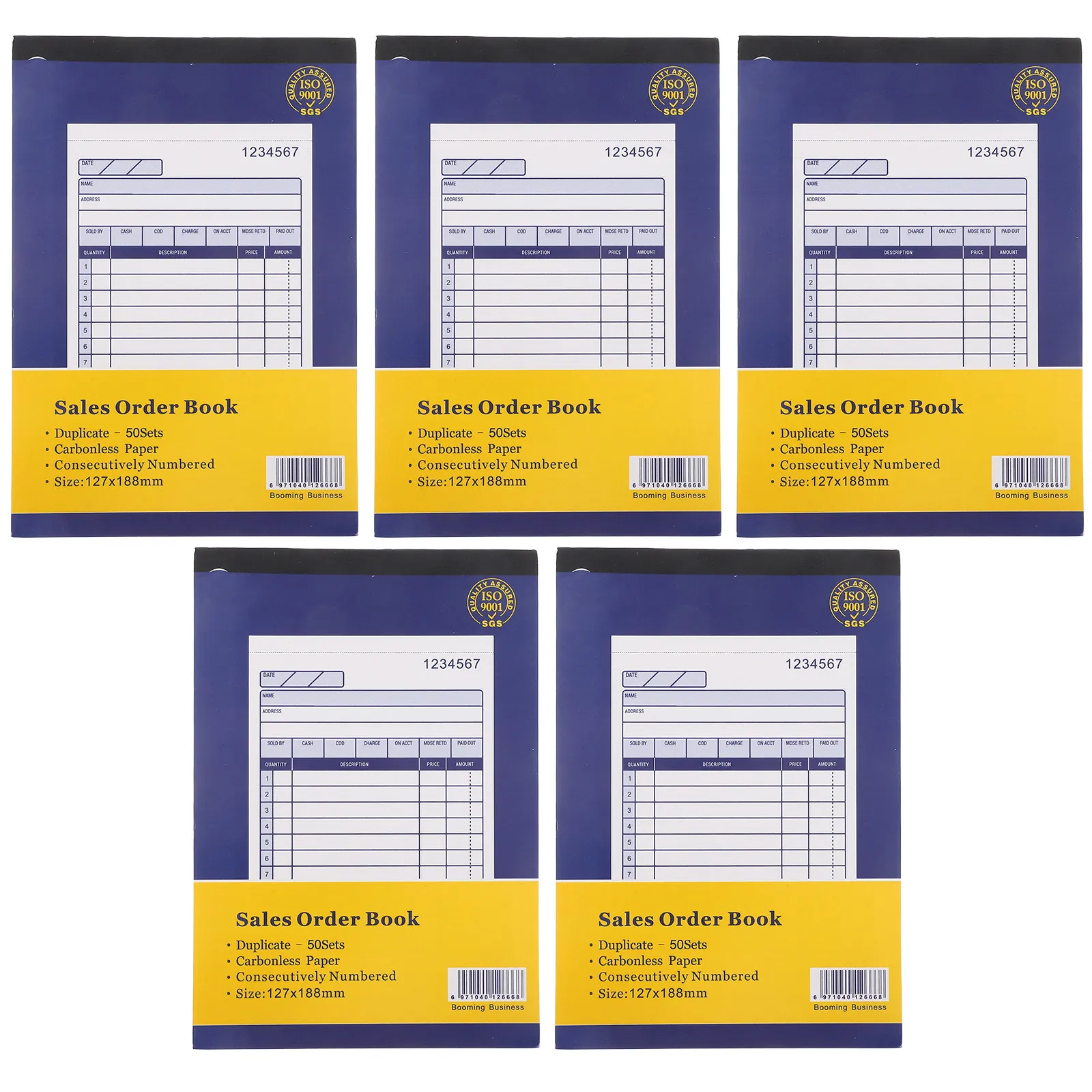 5pcs-english-sales-order-book-2-part-for-small-business-invoice-receipt-management-purchase-order-tracking-financial-records