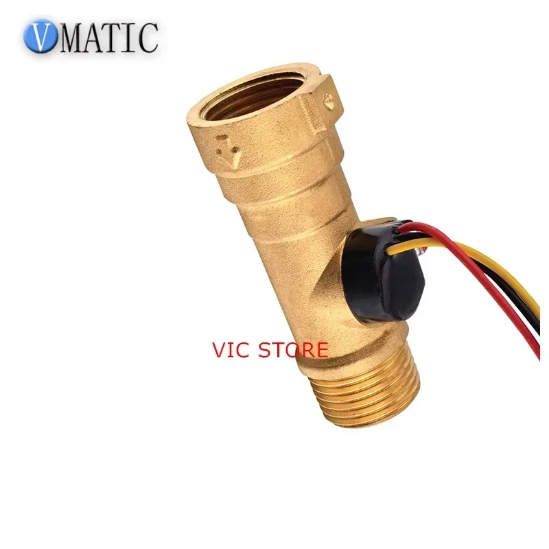 Free Shipping Water Pump Magnetic Brass Flow Switch Reed Sensor VCA568-2