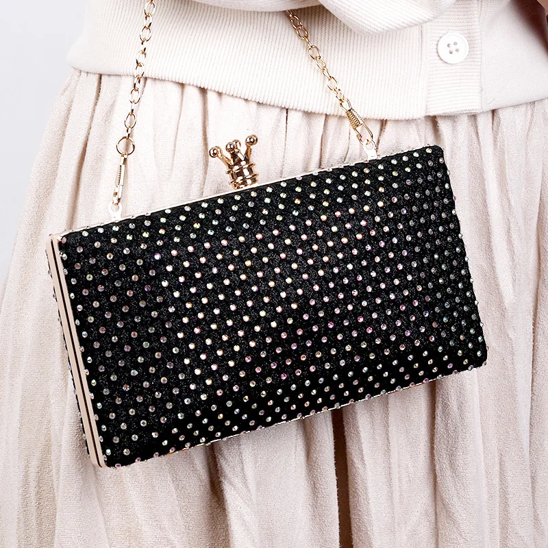 Ele Ladies Faion Borsa a tracolla con catena oulder per la sera Par Versatile Sli Poliestere Hard ell