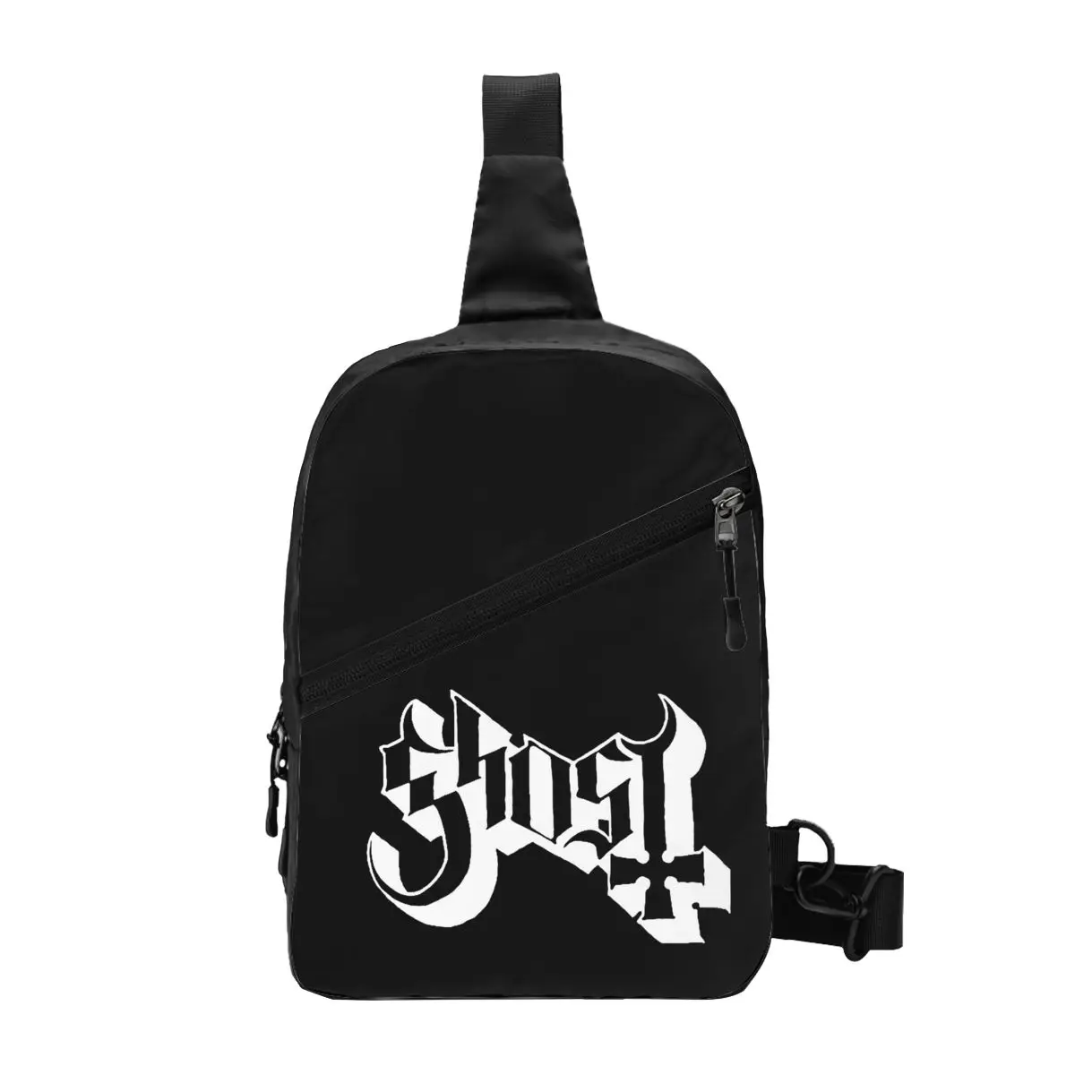 Rock Band Ghost BC Chest Bag Men Sling Crossbody Backpack Chest Bag Traveling Hiking Daypack Shoulder Bag