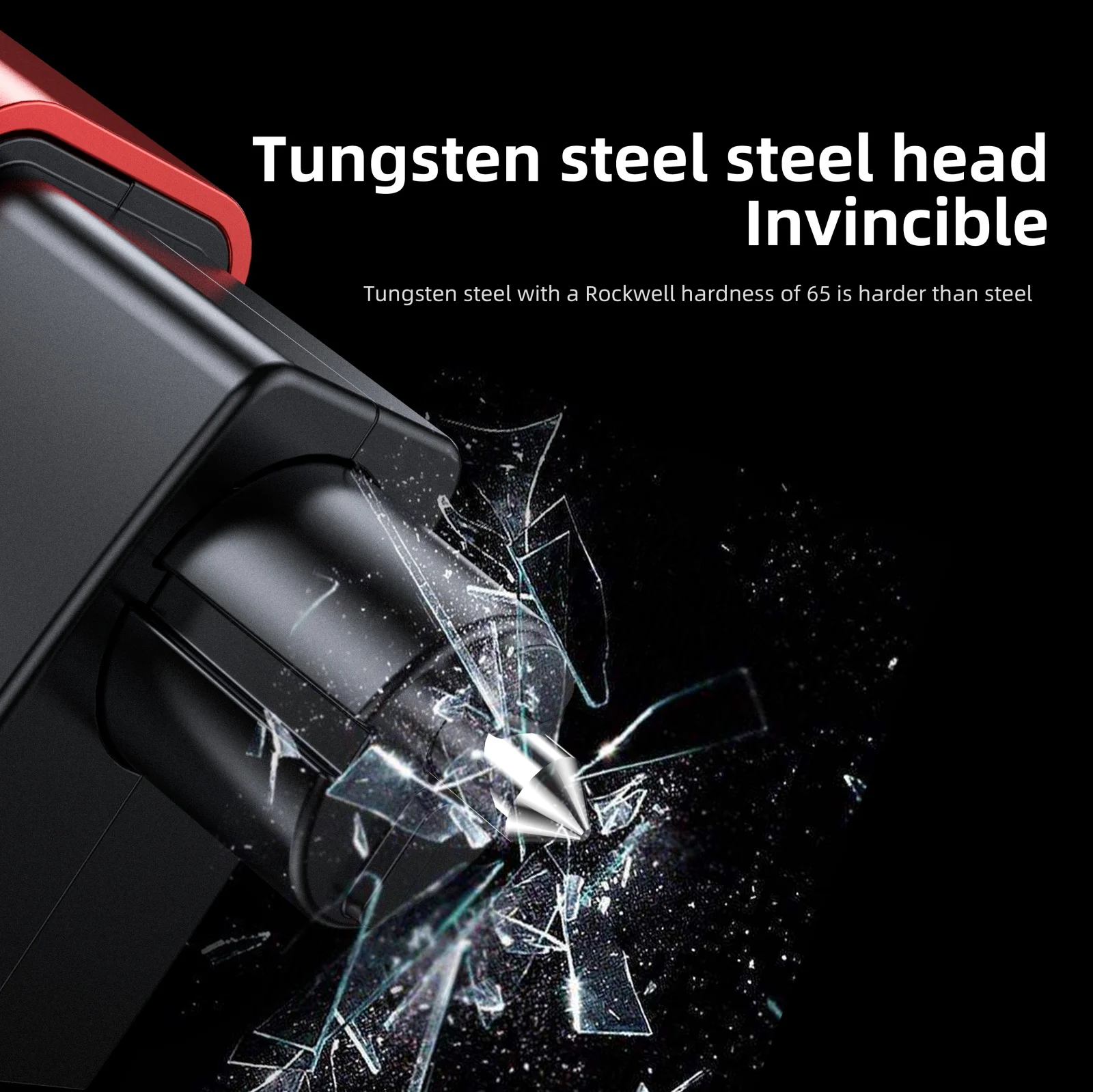 Martello di sicurezza per auto 3 in 1 Martello di sicurezza per auto defesa per finestrino in vetro Stick Taglierina per cintura di sicurezza Martello di sicurezza per auto di emergenza con torcia