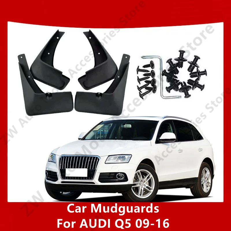 

Car Mudguards For AUDI Q5 09-16 Mud Guards Fender Flare Mudflaps Exterior Parts Auto Modification Accessories Refit