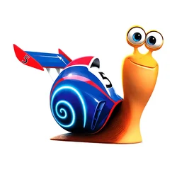 Color Cartoon Turbo Snail Personality Car Sticker Lovely Fine Decal Fashion PVC Motorcycle Decoration Sunscreen Decals