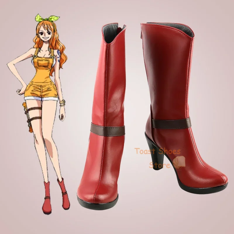

Anime Role Nami Cosplay Comic Anime Game for Con Halloween Party Cosplay Costume Prop Shoes