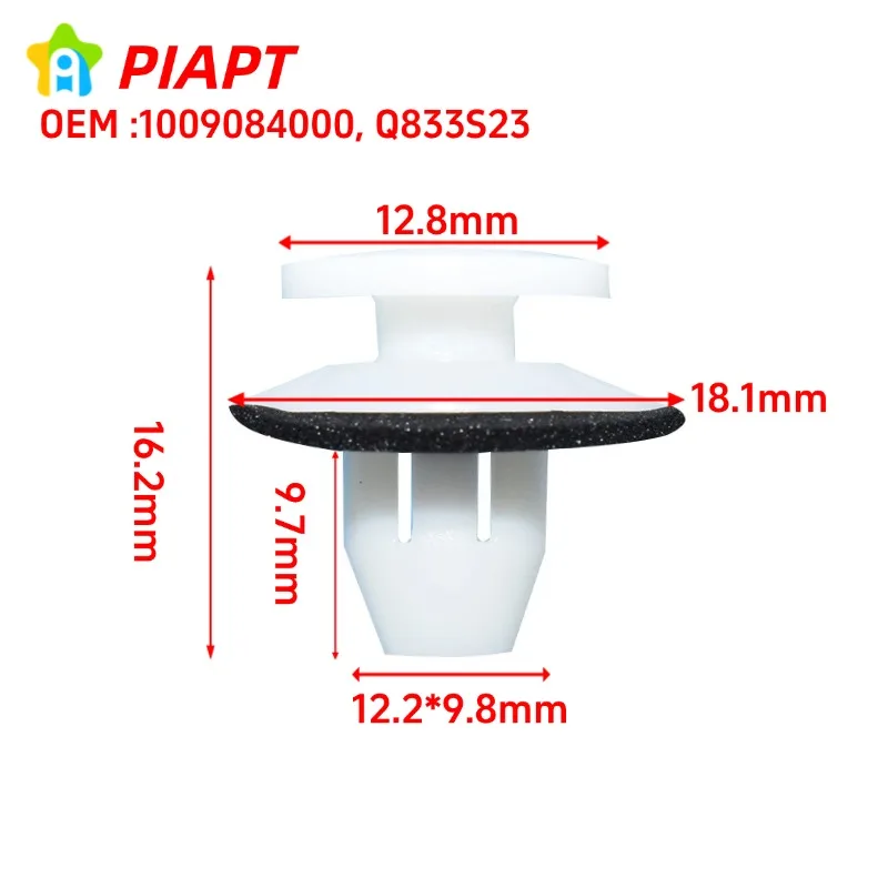 20PCS OEM 1009084000,For BYDQ833S23 Rear Tail Light Clip for BYD M6 L3 S6 Surui Qin G5 S7 Don Song Yuan
