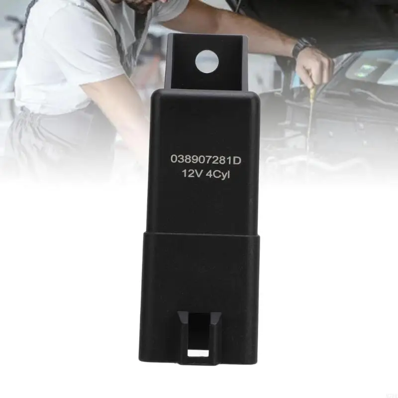 M76E Listed Vehicle Service Part 12V 038907281D Preheat Unit, Single Black Housing Unit for Cold-Start System and Start Circuit