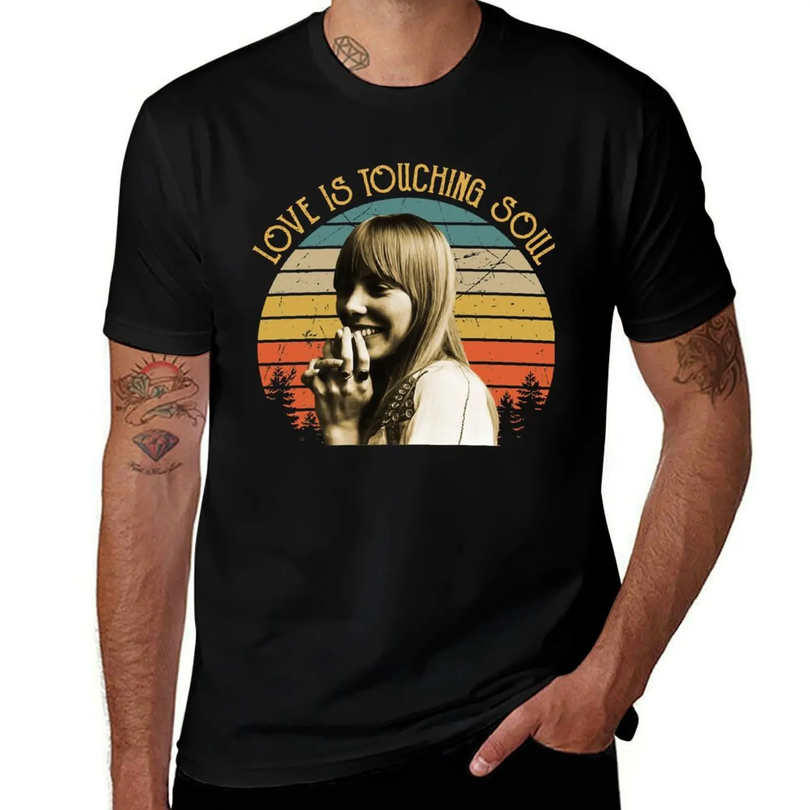 Music Retro Joni Gift Fans Mitchell Designs And Art Best Woman Man T-Shirt High Quality Durable T-Shirt