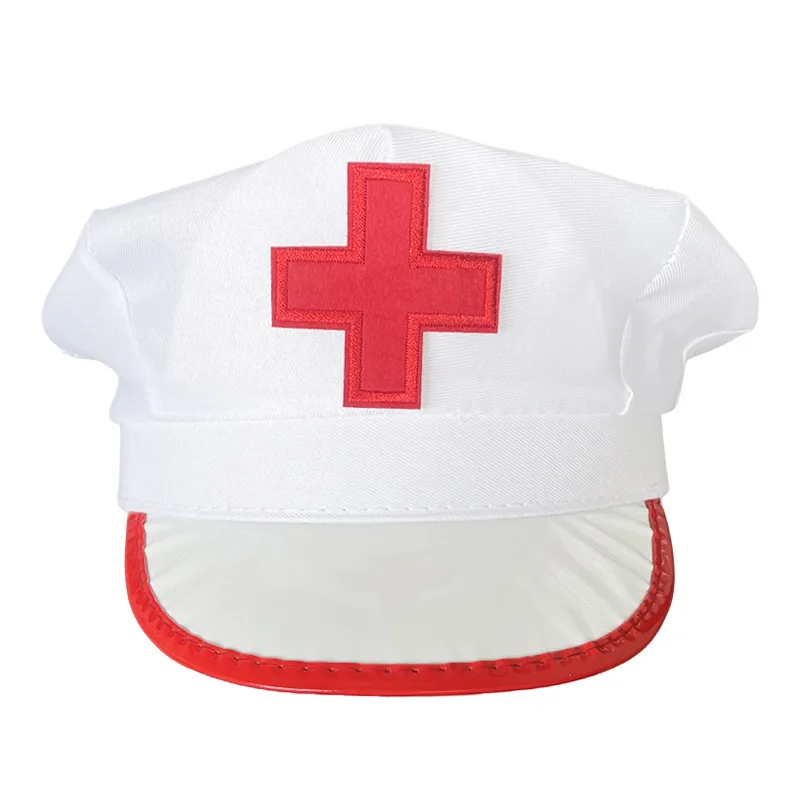Halloween cosplay nurse hat children sweet wind holiday party costume accessories cross octagonal doctor hat