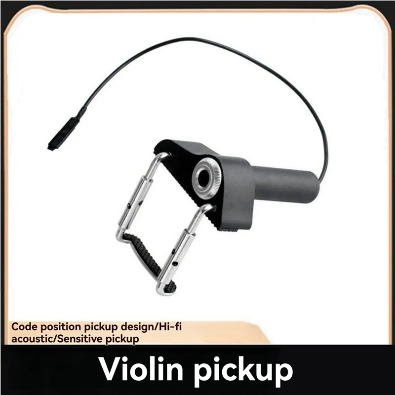 CV-20 (No Adjustment) Violin Pickup Violin Amplifier Built-In Piezoelectric Sensor Musical Instrument Accessories