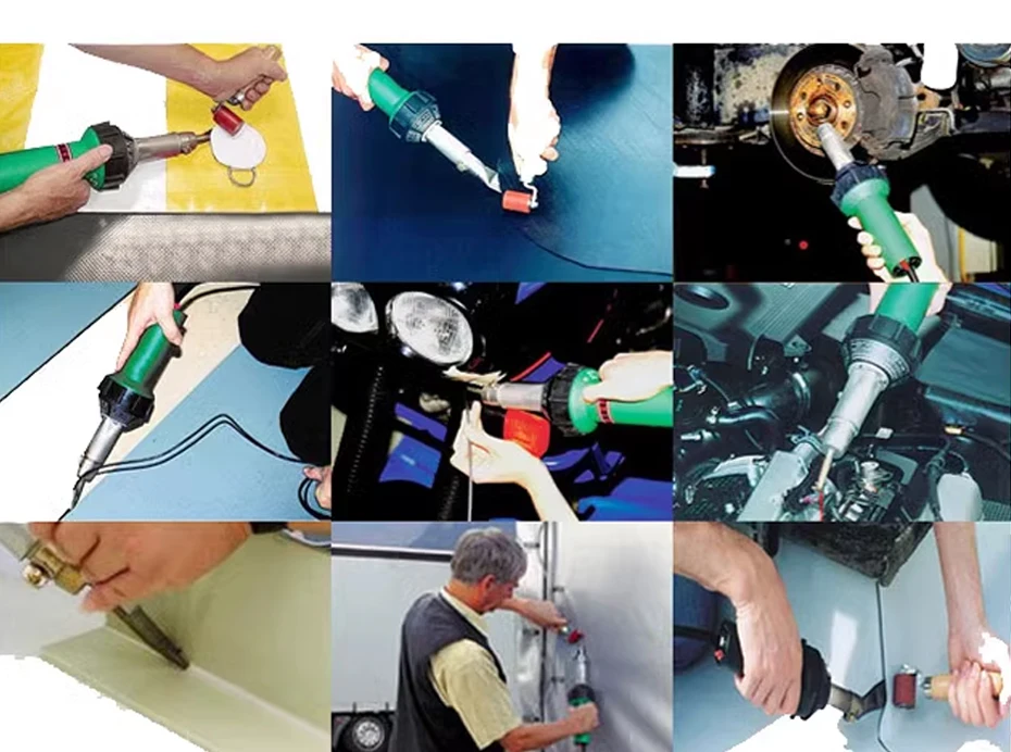 High Power Plastic Welding Gun 1600W PVC Plastic Floor Welding Tool PP Welding S