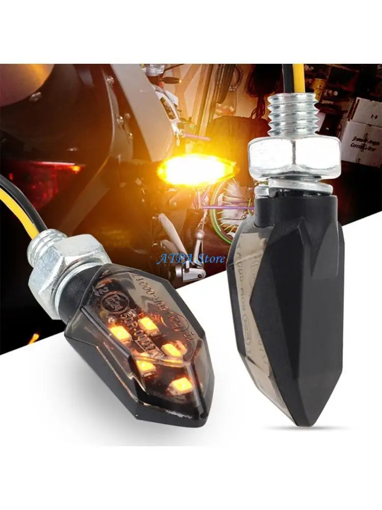 

U13C 12V Motorcycle Light ABS Housing High Visibility Turn Lamp Pair