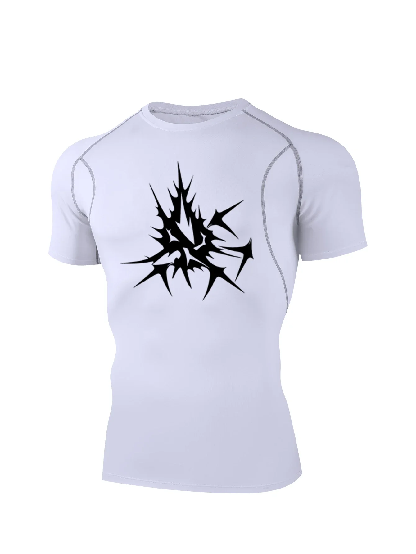 

Cool short sleeve, cyberpunk style, sports running, basketball training, cool and breathable