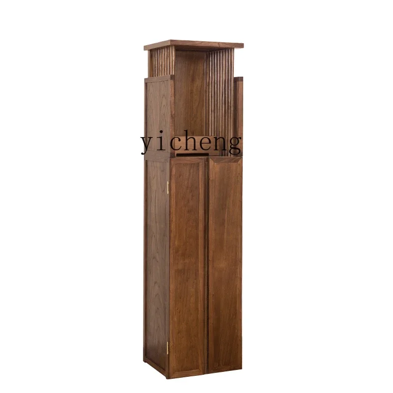 

ZK Buddhist niche new Chinese vertical cabinet for table Buddhist platform home modern style God of Wealth cabinet light luxury