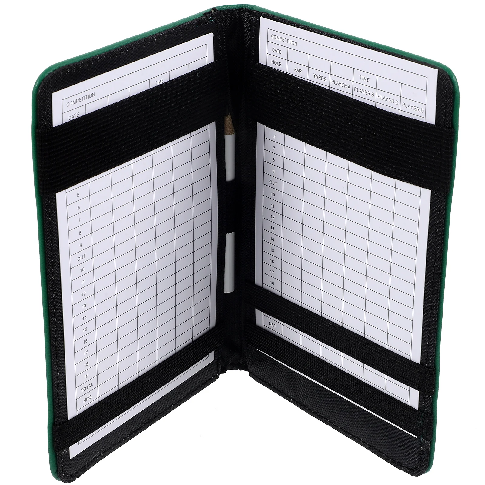 

1 set 1 Set Golf Scorecards Holder Compact Lightweight Durable Portable Score Recording Book Golfing Supply Outdoor Sports Tool