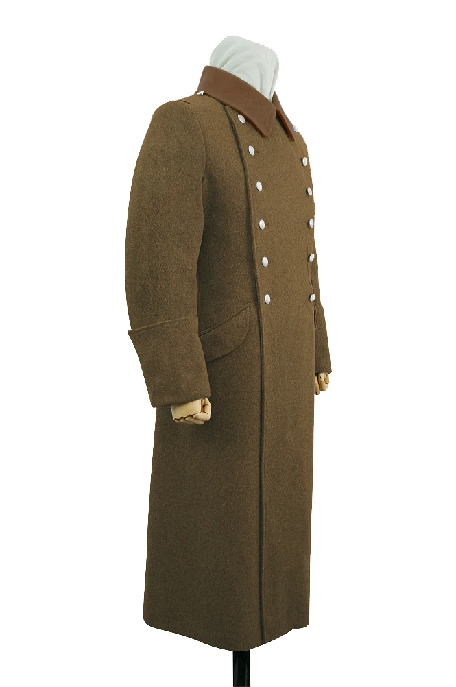 GUGR-003 WWII Allemand Elite EM Marron Laine Greatcoat