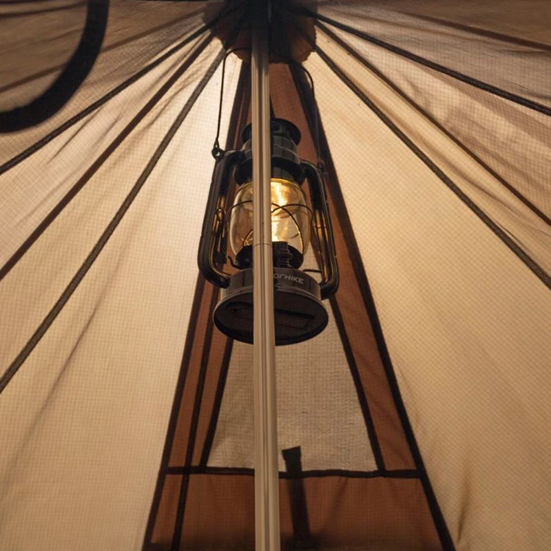 Waterproof Lightweight Luxury Canvas Tent 1 Door Four Seasons Outdoor Backpacking Hiking Camping