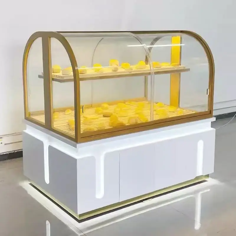 Bread Display Cabinet Bakery Shelf Dessert Nakajima Cabinet, Cake Pastry Glass