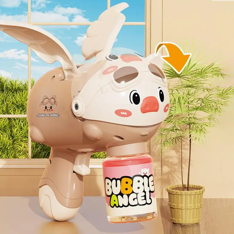 バブルメーカー ポータブルバブルメーカー 吹くおもちゃ 子供と大人用 楽しい屋内ゲーム パーティーの記念品 誕生日 結婚式の集まりに