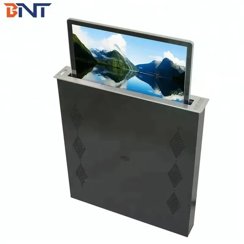 BNT Desk Computer Motorized Lift 21.5 Inch LCD Screen Desktop 1920*1080 Support HDMl Input TFT 1920 X 1080 0~20