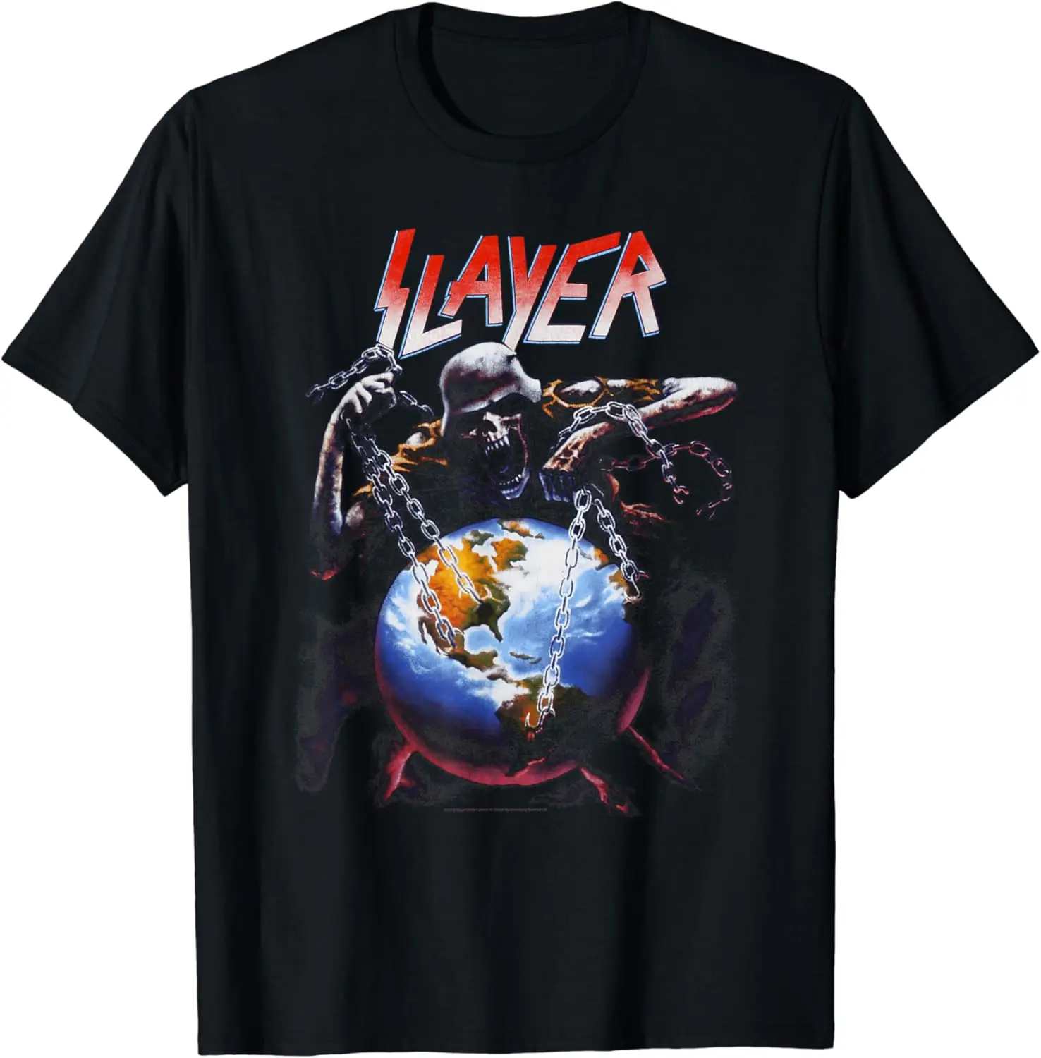 Slayer - Intourvention T-Shirt 100% Cotton Streetwear High Quality