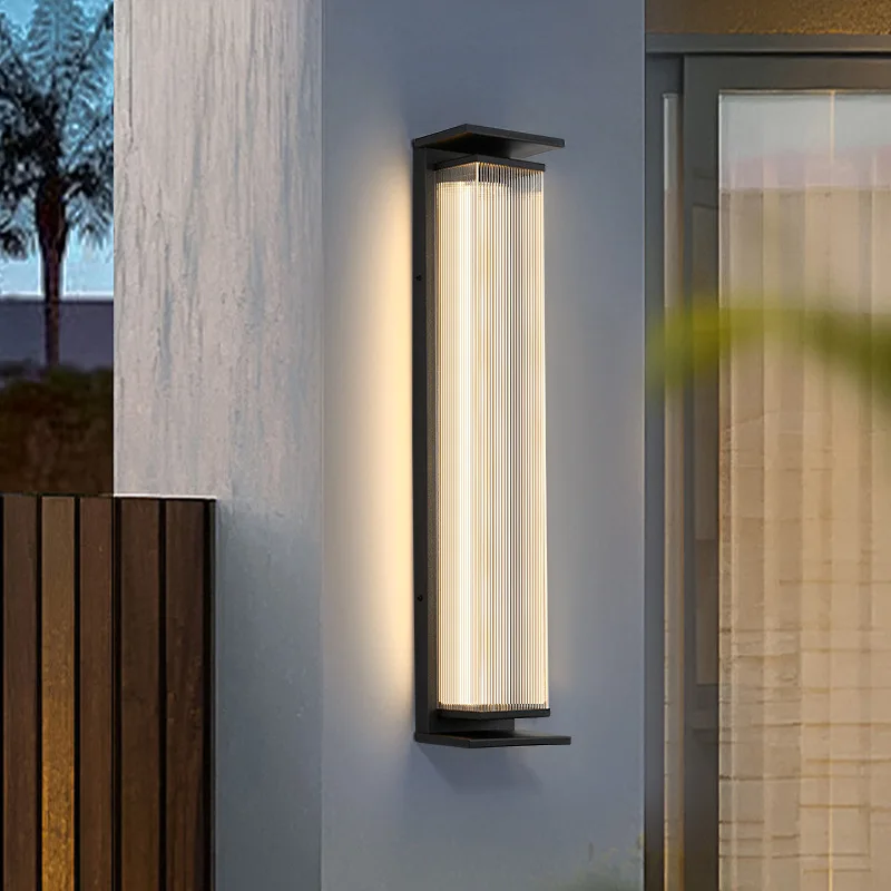 Imagem -03 - Impermeável Led Lâmpada de Parede Exterior Parede Exterior Varanda Varanda Jardim Terraço Pátio 110v 220v Ip65 Aço Inoxidável