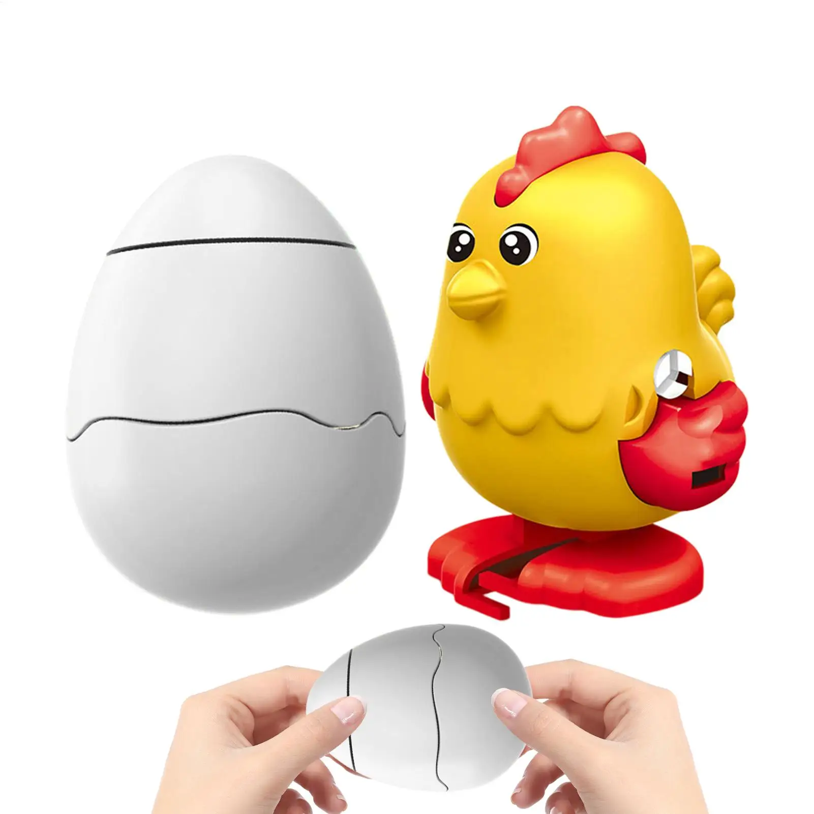 Juguete de pollo de cuerda, recuerdos de fiesta de Pascua, juguetes de animales saltadores para niños y niñas, centros de guardería, vacaciones de cumpleaños, sala de juegos de Navidad