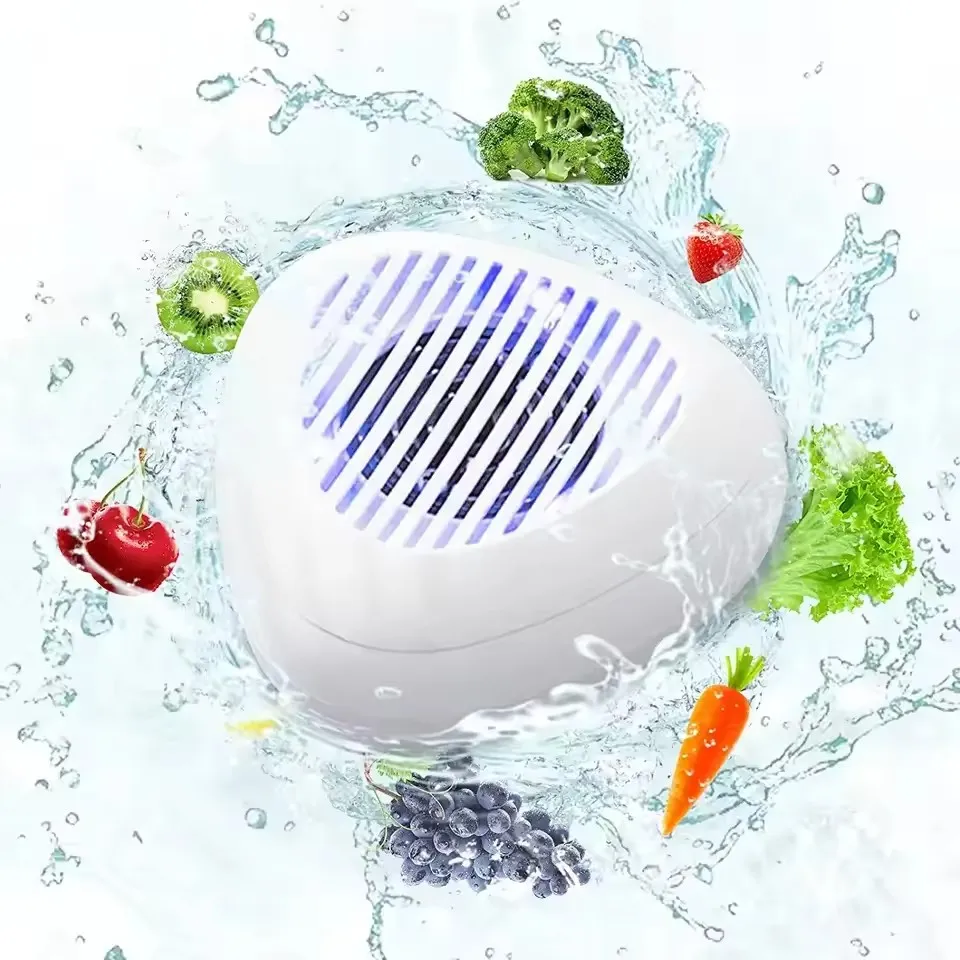 Fruit Cleaner Food Purifier Vegetable Washing Machine Device Fruit Purifier for with OH-ion Purification Technology for Cleaning