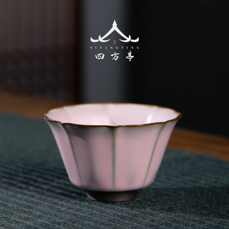 Handmade Ceramic Gongfu Tea Cup Women's Style Premium Quality Tea Drinking Cup Personal Dedicated High End Chinese Porcelain