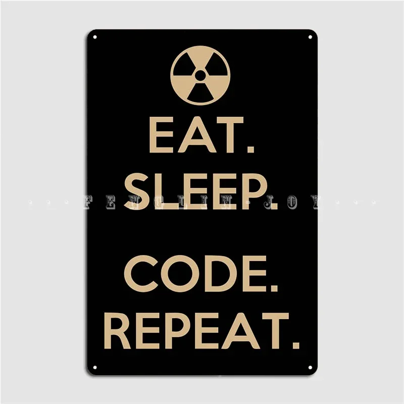 Programmer Metal Sign Garage Decoration Party Create Pub Tin Sign Poster