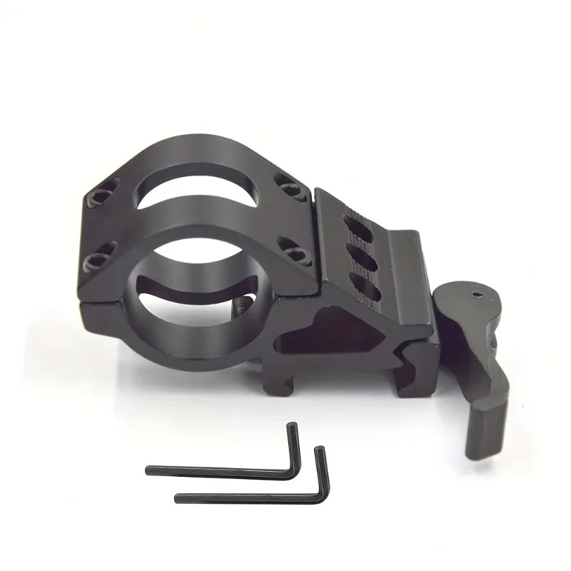 25/30mm montagens liberação rápida 20mm trilho instalar titular suporte de montagem braçadeira tubo universal tático lanterna caça luz