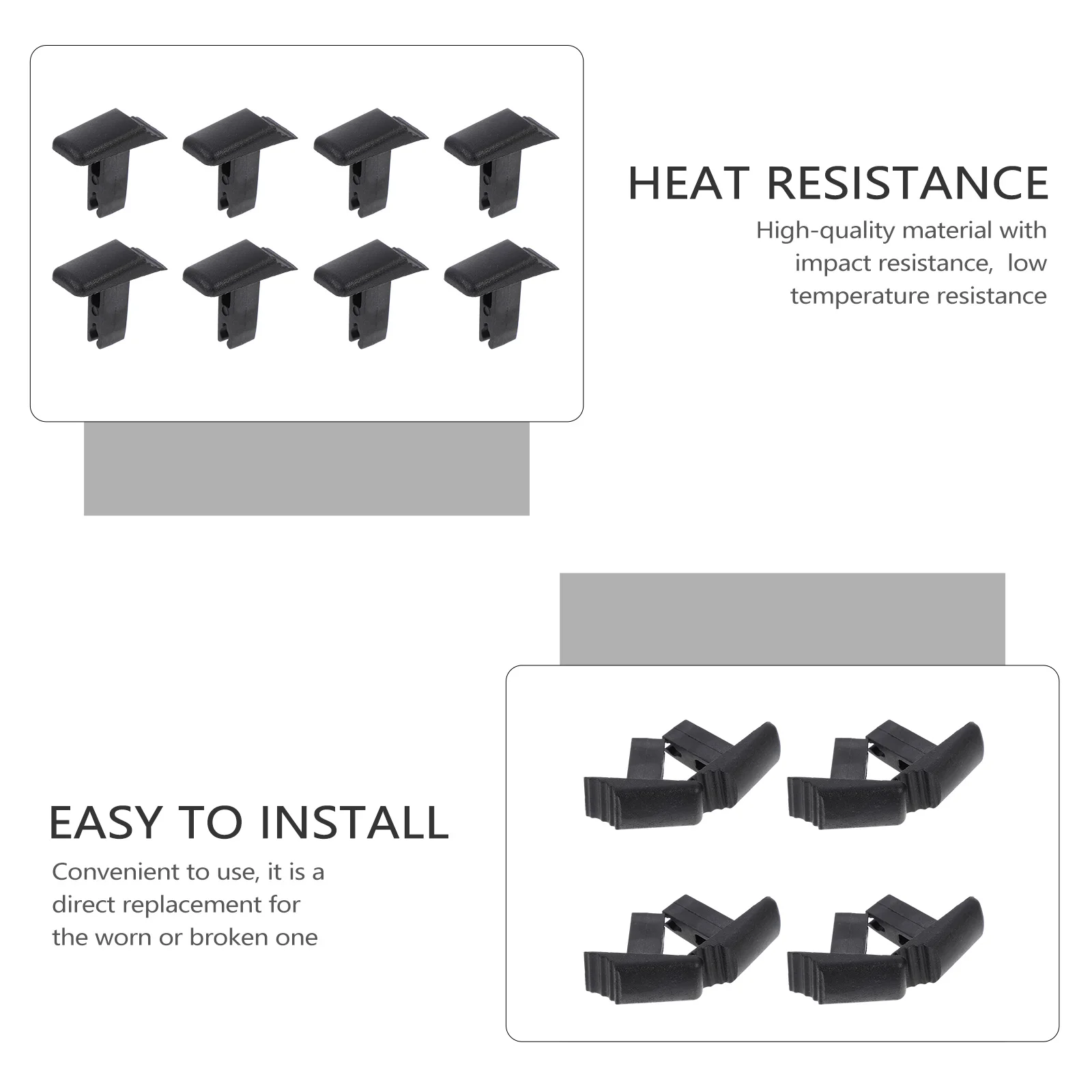 

8Pcs Telescopic Ladder Switches High-Quality Plastic Accessories for Stabilization Safety Folding Ladder Replacement Parts