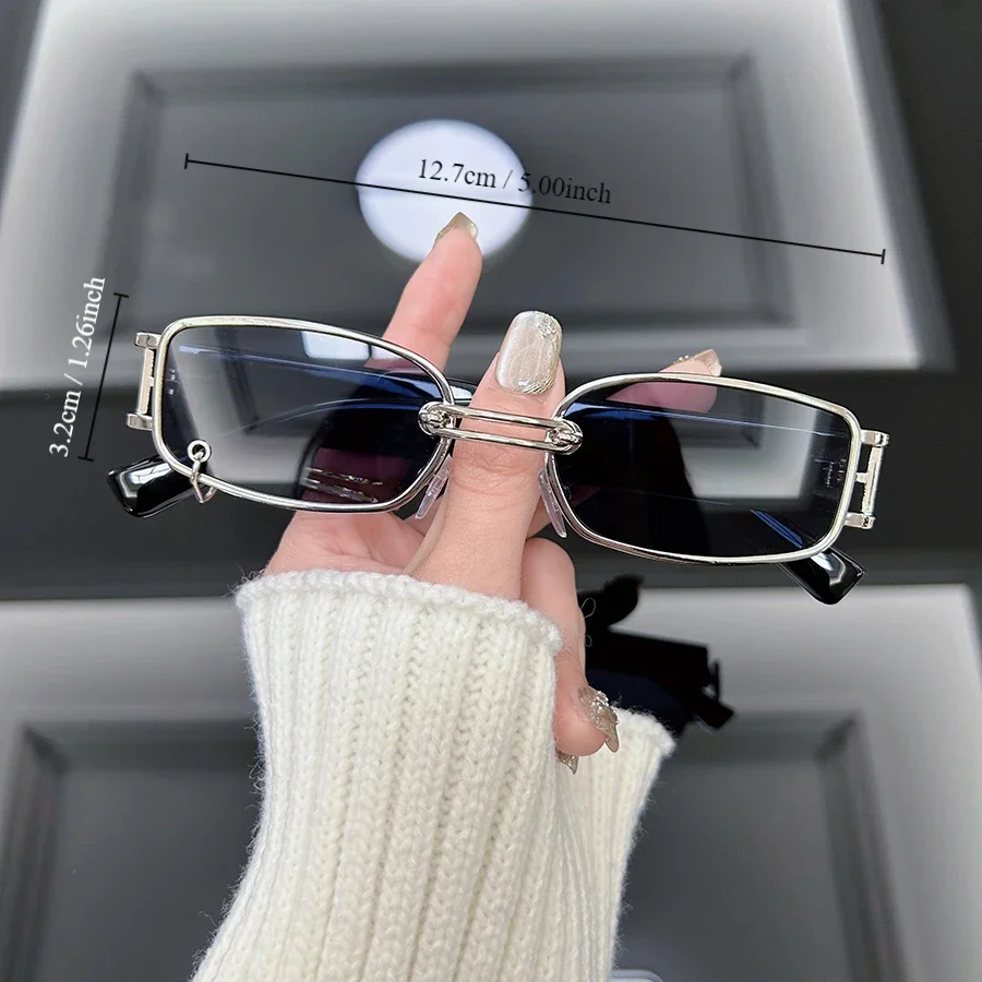 Vintage Square Sunglasses Women Brand Designer Retro Black Sun Glasses Female Fashion Small Frame Punk Mirror Oculos De Sol