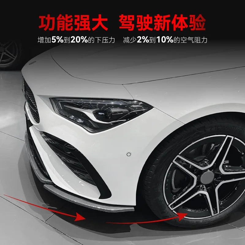 

For Mercedes Benz CLA Class C118 X118 AMG 2023-on Front Splitter Bumper Lips Corner Body Kit Accessories