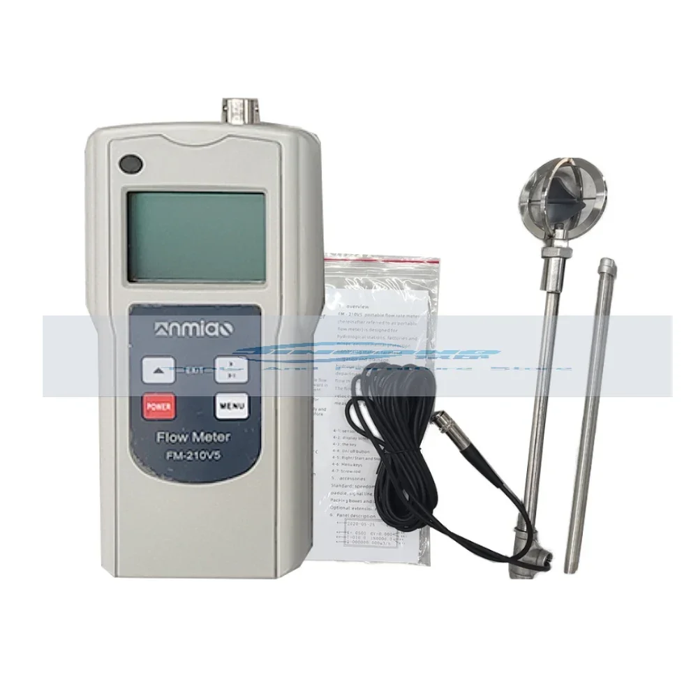 Portable current meter FM-210V5 digital current meter open channel channel field irrigation flowmeter