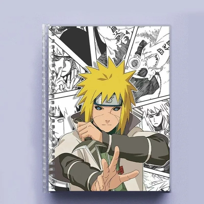 Japanese Manga Naruto Cool Waterproof Matte A5 Notebook Male and Female Students Homework Records Daily Life Linear Notebook