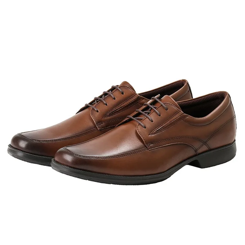 Men's Brown Black Derby Shoes Oxfords Formal Dress Shoes