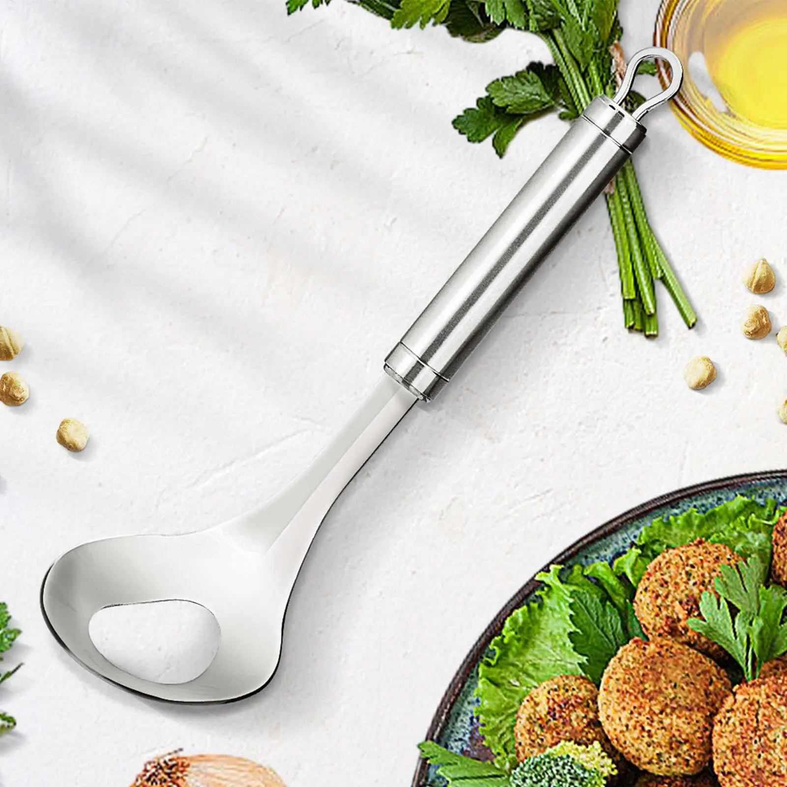 2026 Upgrade Stainless Steel Meatball Maker, Meatball Maker Spoon Make Perfect Meatballs Without Messy Hands