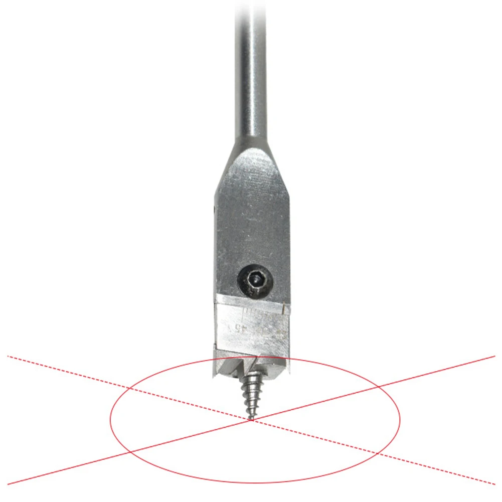 

Professional Use Woodworking Flat Drill Bits Set Precise Wood Drilling Efficient Drilling User-friendly Design