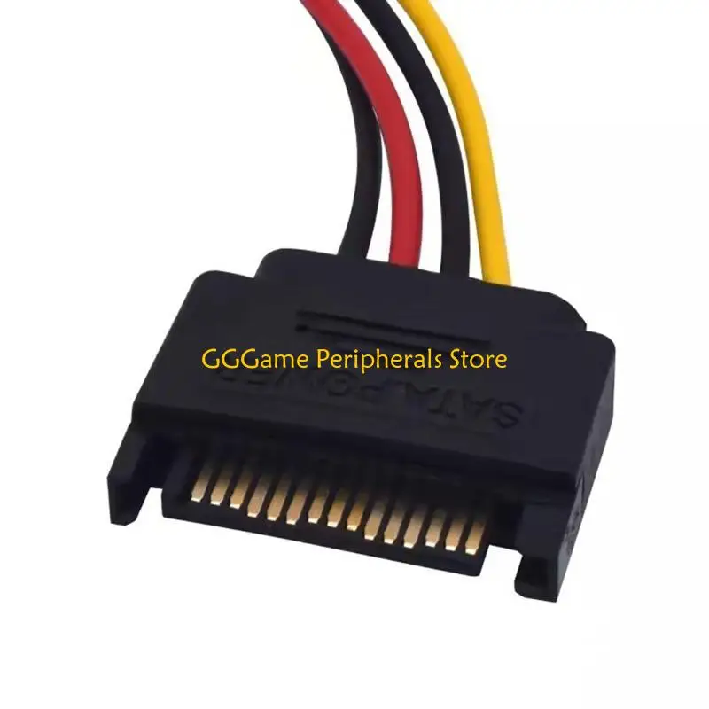 U55B New 15pin to IDE Small 4pin Converter Adapter for Graphics Card Hard Disk