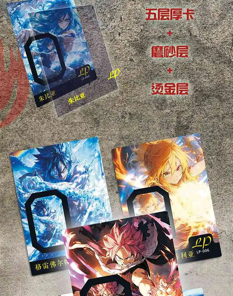 New Fairy Tail Card Anime Figures Natsu Erza Scarlet Flash SSP SP Rare Collection Card Children Doujin Toys And Hobbies Gift